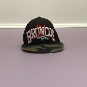 NFL Broncos Camo Football Cap, OS